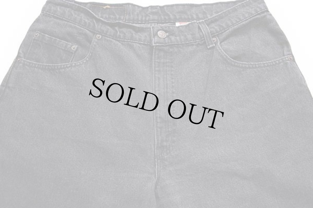 画像4: 90s USA製 Levi'sリーバイス 560 ブラック デニムパンツ w36 L34★16 (4)