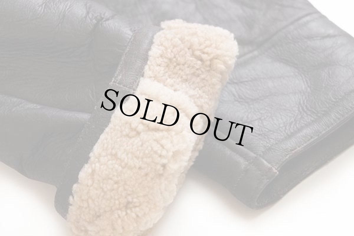 画像6: MARK NEW YORK ITALY リアル ムートンコート 焦げ茶 (6)