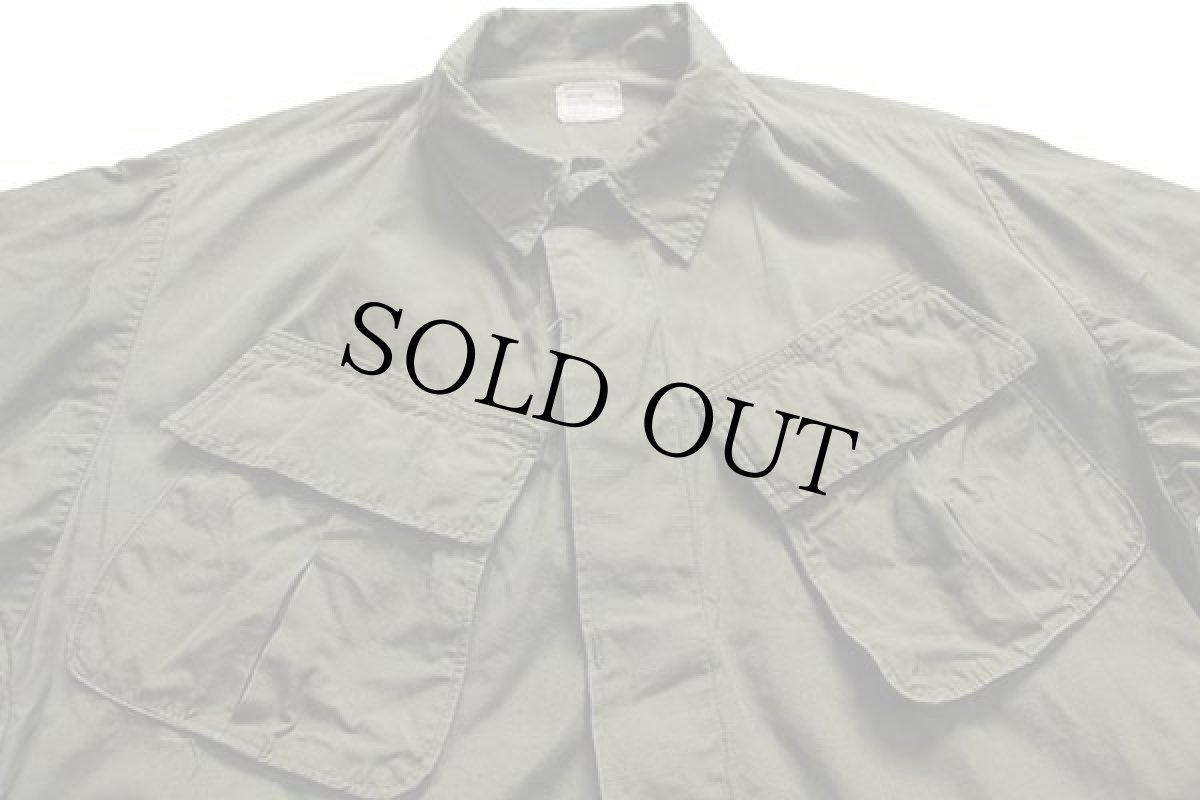 画像3: 60s 米軍 U.S.ARMY ジャングルファティーグジャケット オリーブグリーン S-S (3)