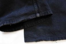 画像8: 90s USA製 Levi'sリーバイス L2 BAGGY FIT ブラック デニムパンツ 後染め w36 L34 (8)