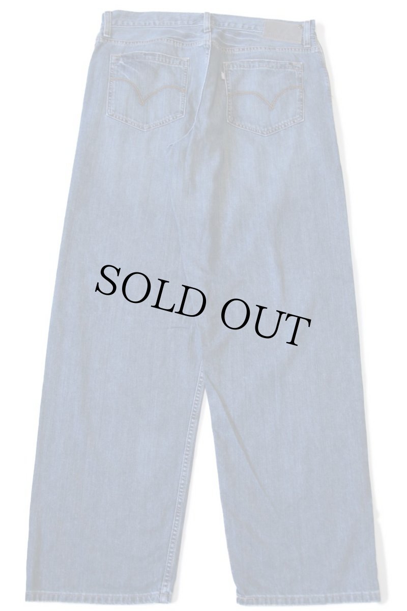 画像2: 00s Levi'sリーバイス SilverTabシルバータブ BAGGY USED加工 デニムパンツ w36 L34 (2)