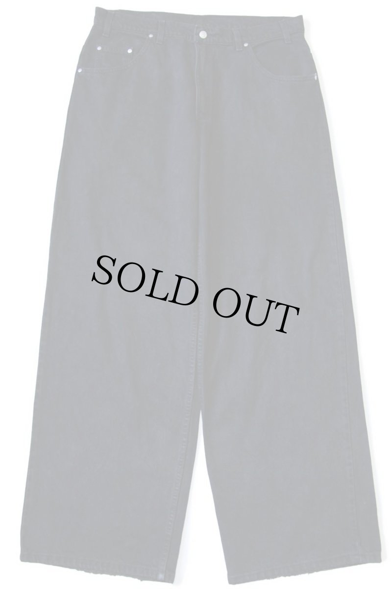 画像2: 90s USA製 Levi'sリーバイス L2 BAGGY FIT ブラック デニムパンツ 後染め w36 L34 (2)