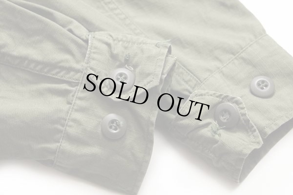 画像5: 60s 米軍 U.S.ARMY ジャングルファティーグジャケット オリーブグリーン S-S (5)