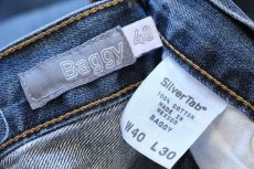 画像6: 00s Levi'sリーバイス SilverTabシルバータブ BAGGY USED加工 デニムパンツ w40 L30 (6)