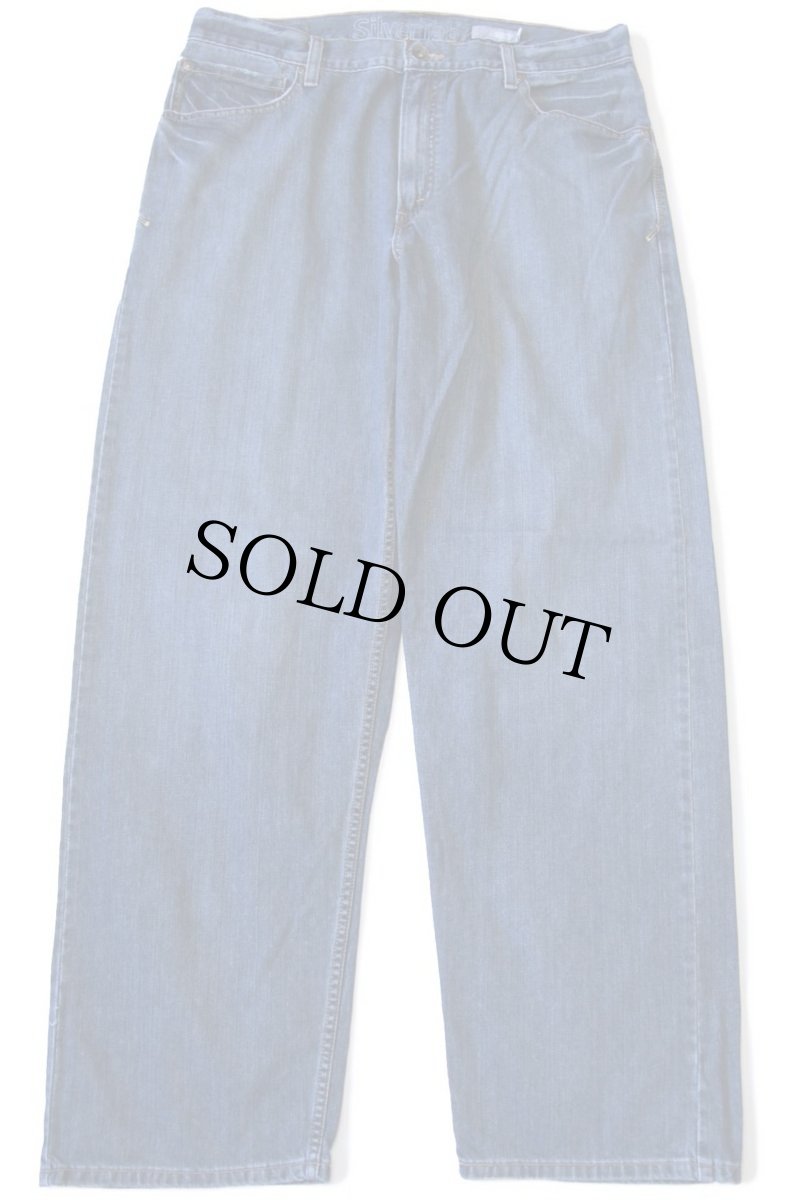 画像3: 00s Levi'sリーバイス SilverTabシルバータブ BAGGY USED加工 デニムパンツ w36 L34 (3)