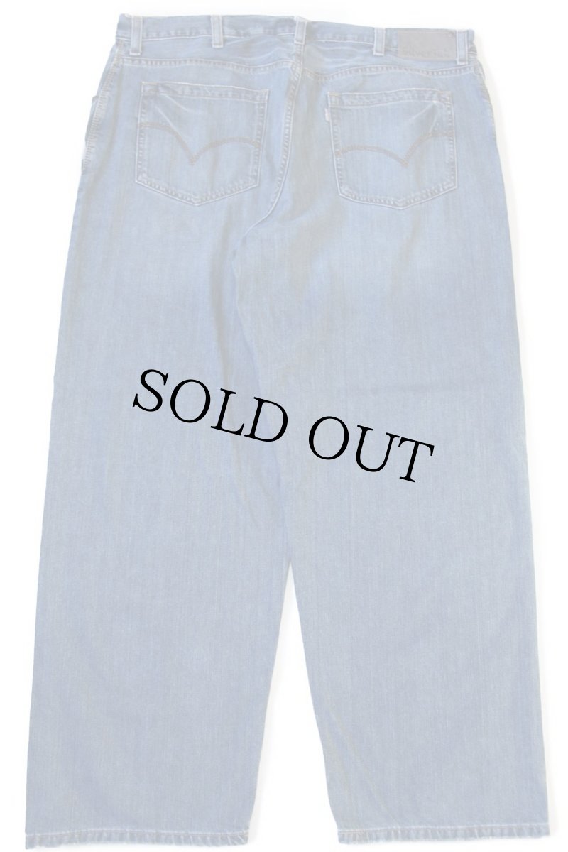 画像3: 00s Levi'sリーバイス SilverTabシルバータブ BAGGY USED加工 デニムパンツ w40 L30 (3)