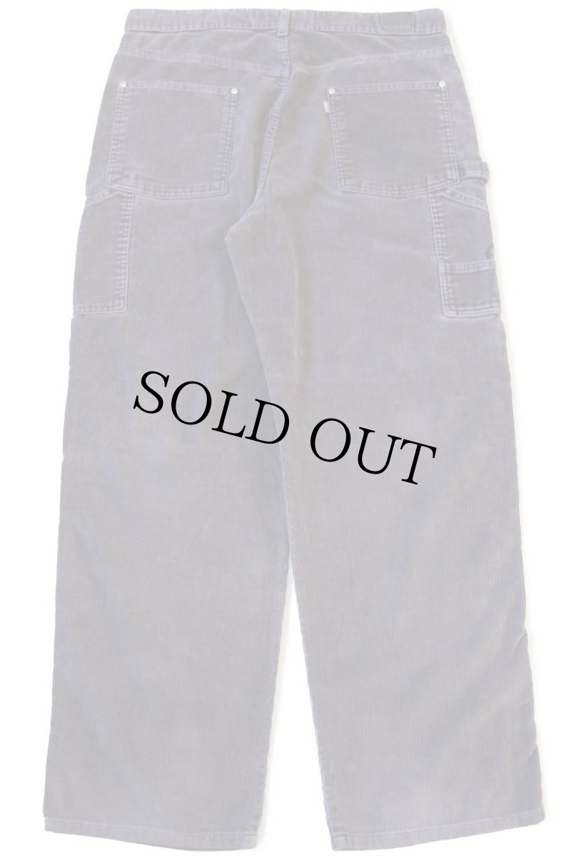 画像3: 00s Levi'sリーバイス SILVERTABシルバータブ コーデュロイ ペインターパンツ グレー w36 L32 (3)