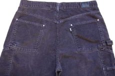 画像5: 00s Levi'sリーバイス SILVERTABシルバータブ コーデュロイ ペインターパンツ グレー w36 L32 (5)