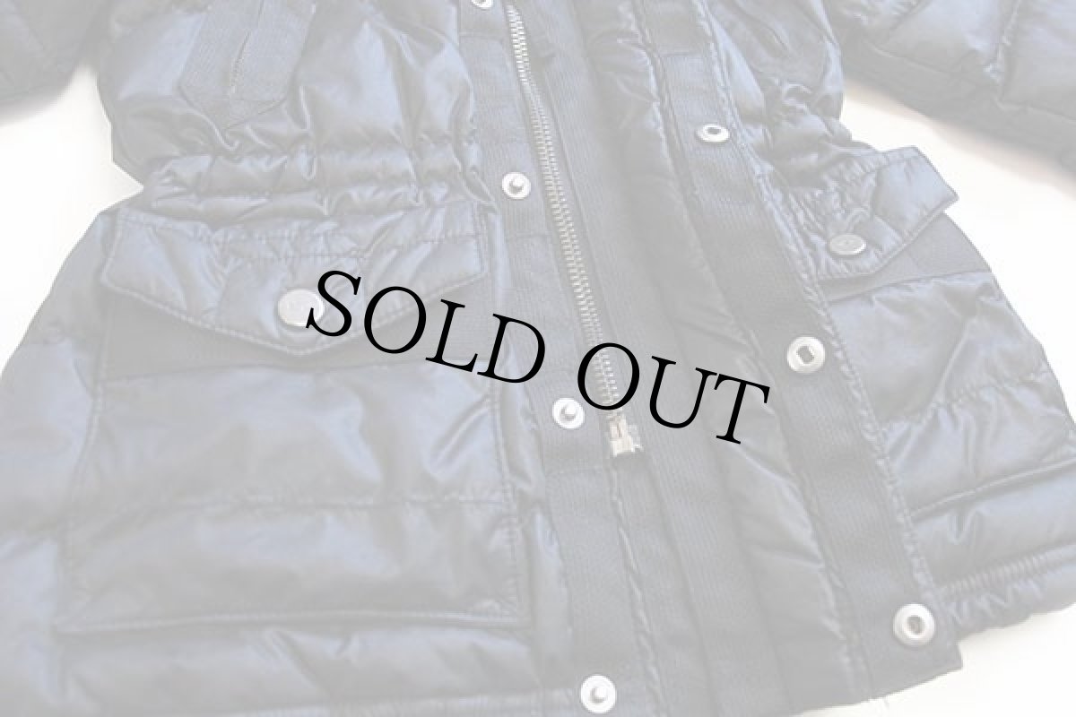 画像8: ポロ ラルフローレン フェイクファー&フード付き ナイロン ダウンジャケット 黒 キッズ3/3T★パーカー (8)