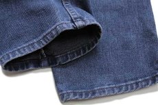 画像8: 90s USA製 Levi'sリーバイス 550 カラーデニムパンツ 紺 w36 L32 (8)