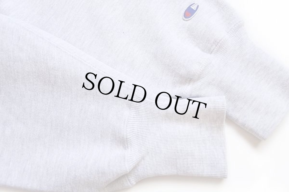 画像6: 90s USA製 Championチャンピオン PRINCETON 96 リバースウィーブ スウェット 杢グレー M (6)