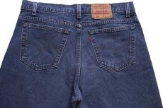 画像5: 90s USA製 Levi'sリーバイス 550 カラーデニムパンツ 紺 w36 L32 (5)