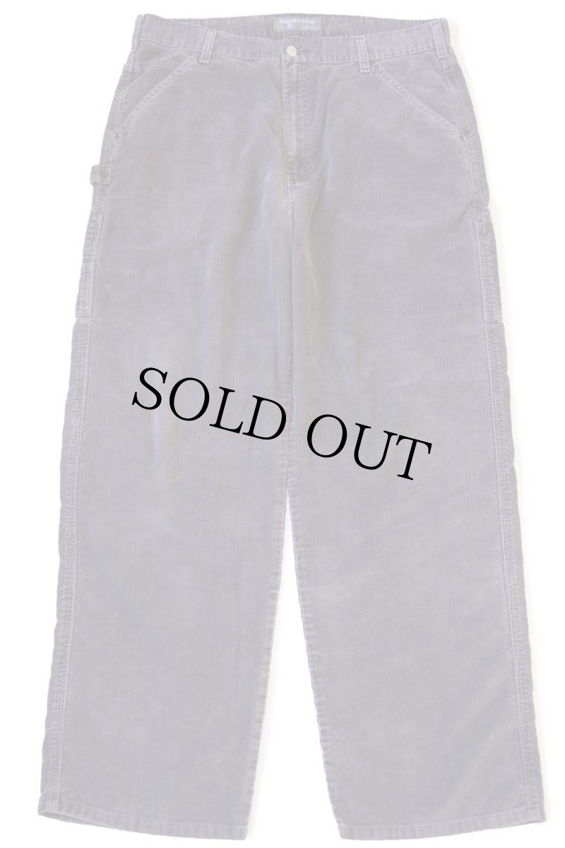 画像2: 00s Levi'sリーバイス SILVERTABシルバータブ コーデュロイ ペインターパンツ グレー w36 L32 (2)