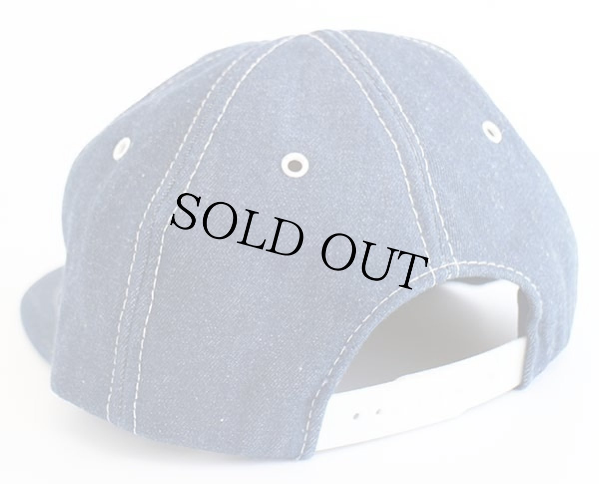 画像2: 80s Budweiserバドワイザー パッチ付き デニムキャップ (2)