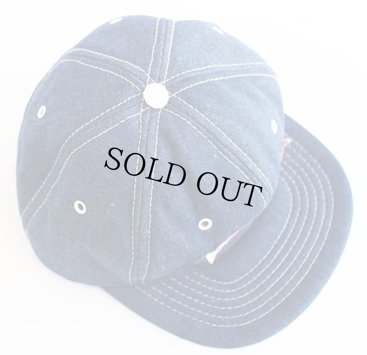 画像3: 80s Budweiserバドワイザー パッチ付き デニムキャップ (3)