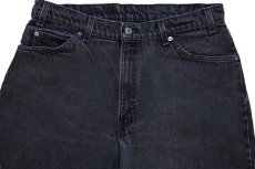 画像4: 90s USA製 Levi'sリーバイス 560 ブラック デニムパンツ w34 L32★18 (4)