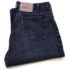 画像1: 90s USA製 Levi'sリーバイス 560 ブラック デニムパンツ w34 L32★18 (1)