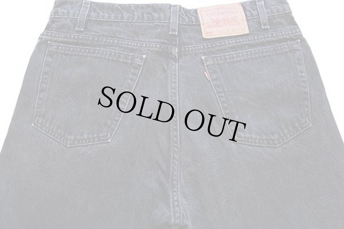 画像5: 90s USA製 Levi'sリーバイス 550 ブラック デニムパンツ w36 L32★80 (5)
