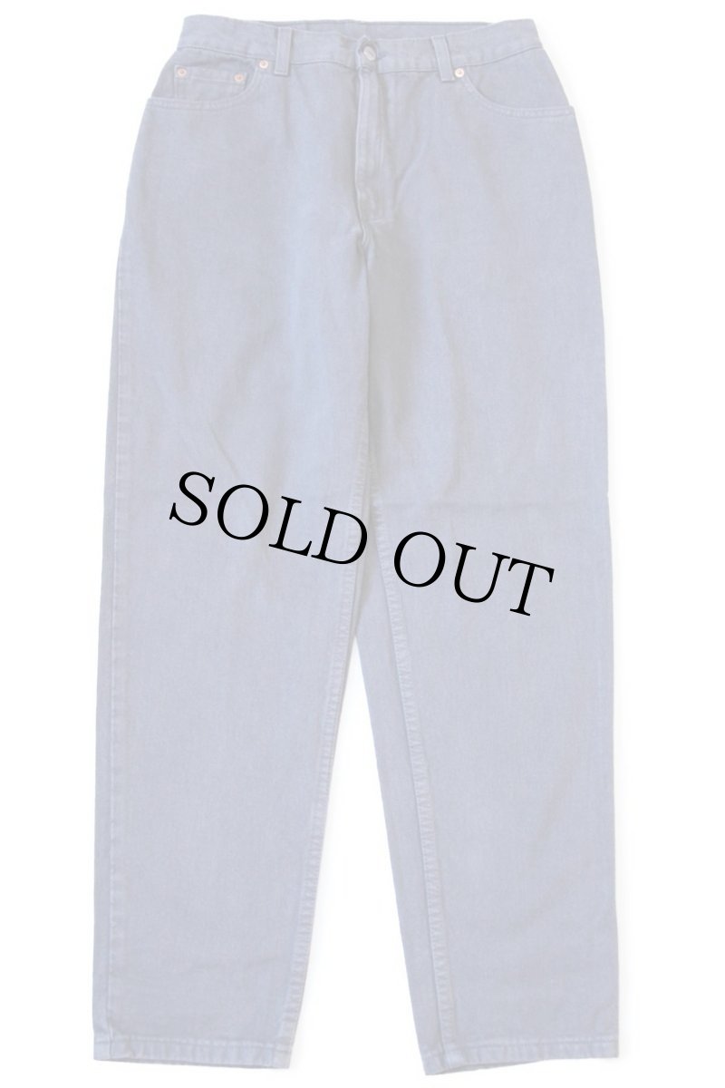 画像2: 90s USA製 Levi'sリーバイス 550 カラーデニムパンツ 後染め グレー 12 REG.M (2)