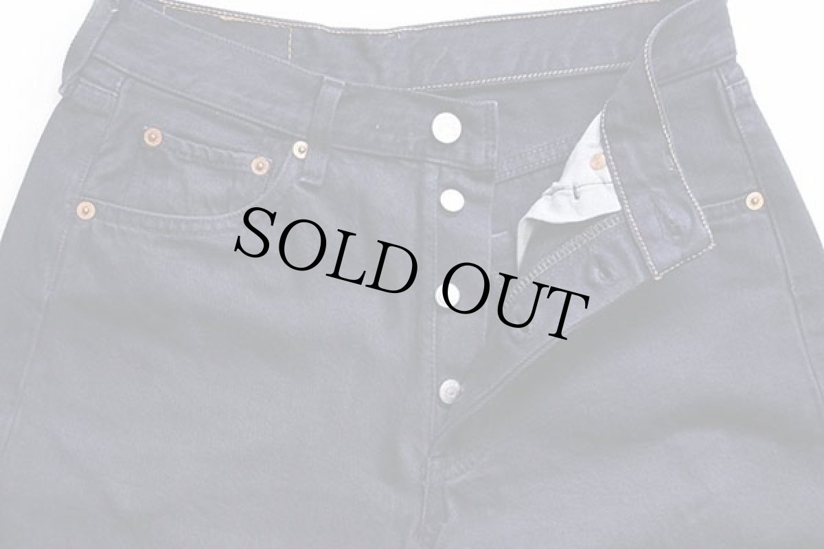 画像4: 90s ハンガリー製 Levi'sリーバイス 501 カラーデニムパンツ 後染め 紺 w29 L32★ユーロ (4)