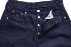 画像4: 90s ハンガリー製 Levi'sリーバイス 501 カラーデニムパンツ 後染め 紺 w29 L32★ユーロ (4)