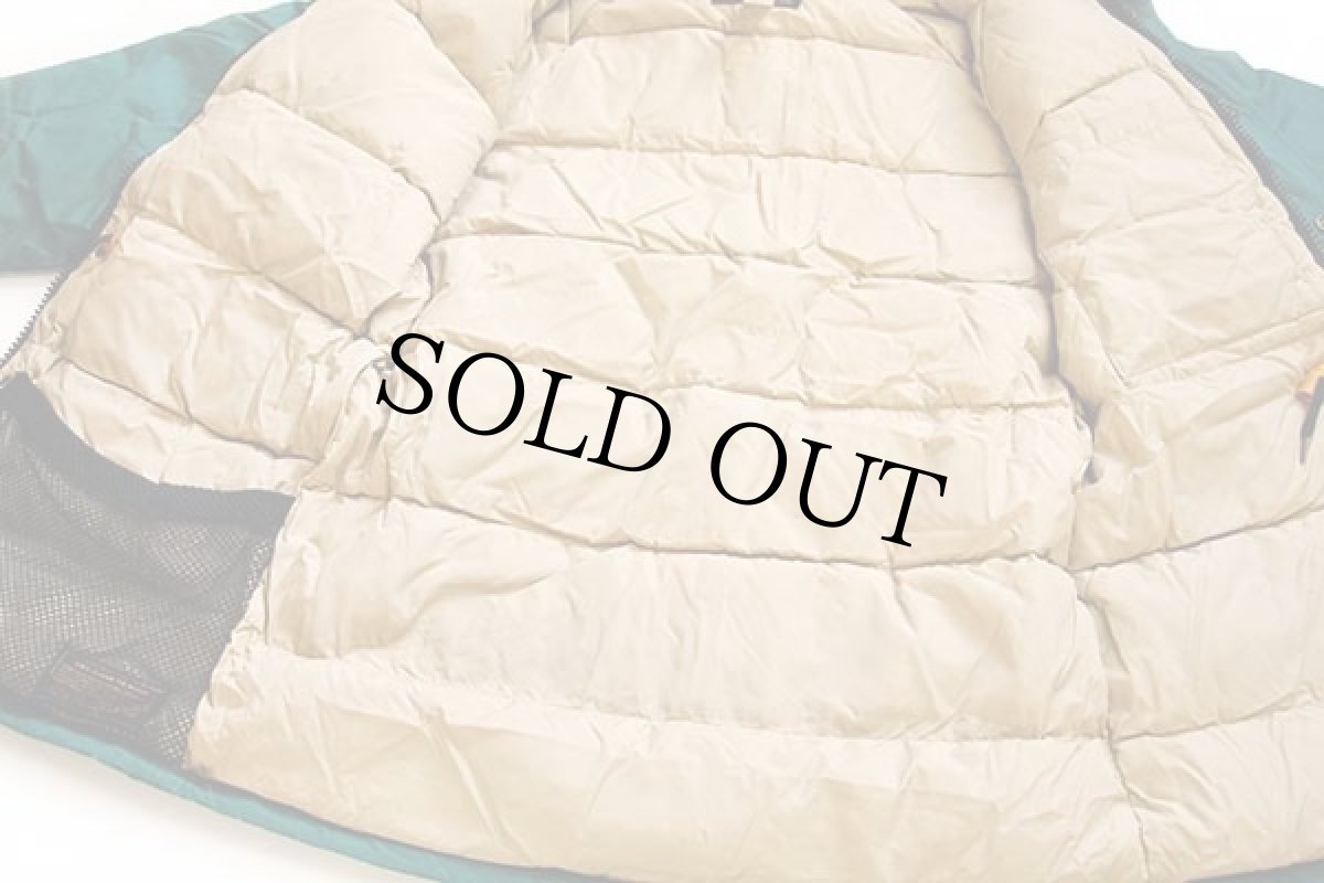 画像5: 80s EddieBauerエディーバウアー フード付き ダウンジャケット 緑★パーカー (5)