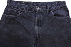 画像4: 90s USA製 Levi'sリーバイス 550 ブラック デニムパンツ w36 L32★80 (4)