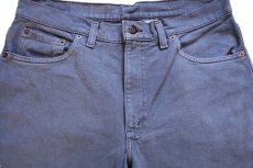 画像4: 90s USA製 Levi'sリーバイス 550 カラーデニムパンツ 後染め グレー w34 L32 (4)