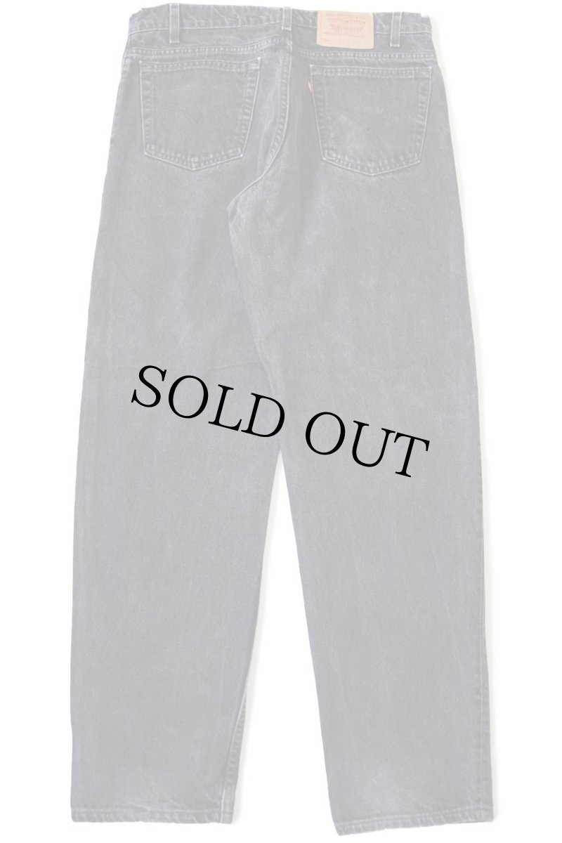 画像3: 90s USA製 Levi'sリーバイス 550 ブラック デニムパンツ w36 L32★80 (3)