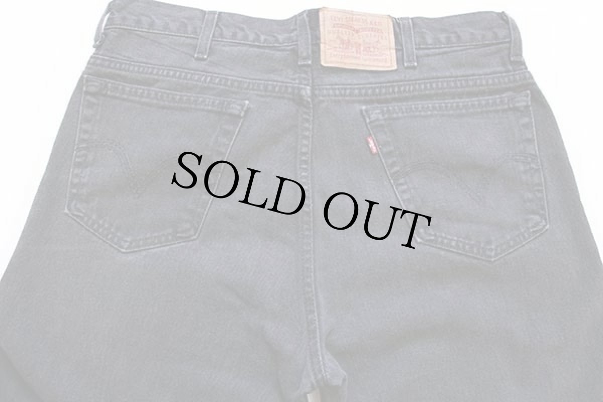 画像5: 90s カナダ製 Levi'sリーバイス 550 ブラック デニムパンツ w36 L30★78 ユーロ (5)