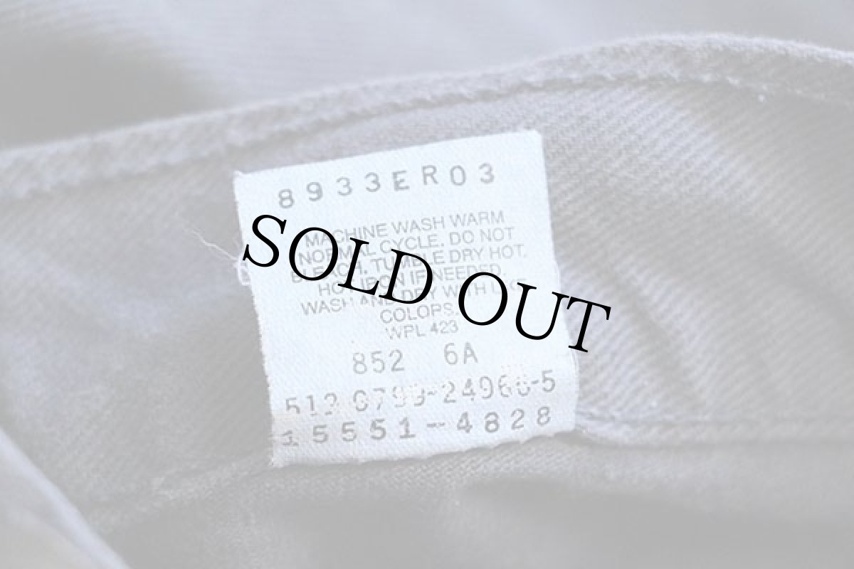 画像7: 90s USA製 Levi'sリーバイス 550 カラーデニムパンツ 後染め グレー 12 REG.M (7)