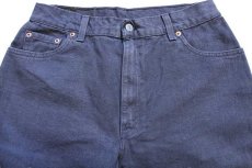 画像4: 90s USA製 Levi'sリーバイス 550 カラーデニムパンツ 後染め グレー 12 REG.M (4)