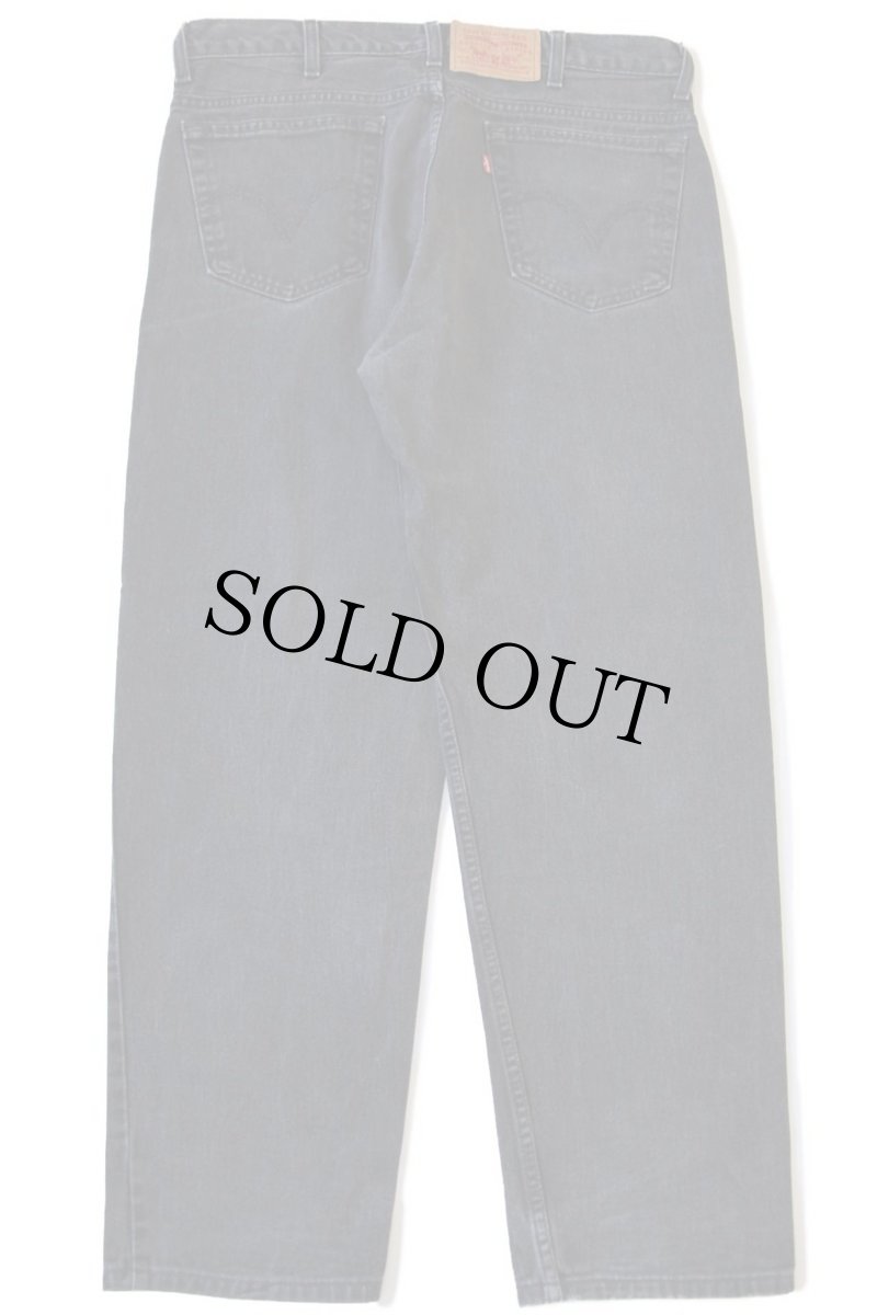 画像3: 90s カナダ製 Levi'sリーバイス 550 ブラック デニムパンツ w36 L30★78 ユーロ (3)