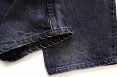 画像8: 90s USA製 Levi'sリーバイス 550 ブラック デニムパンツ w36 L32★80 (8)