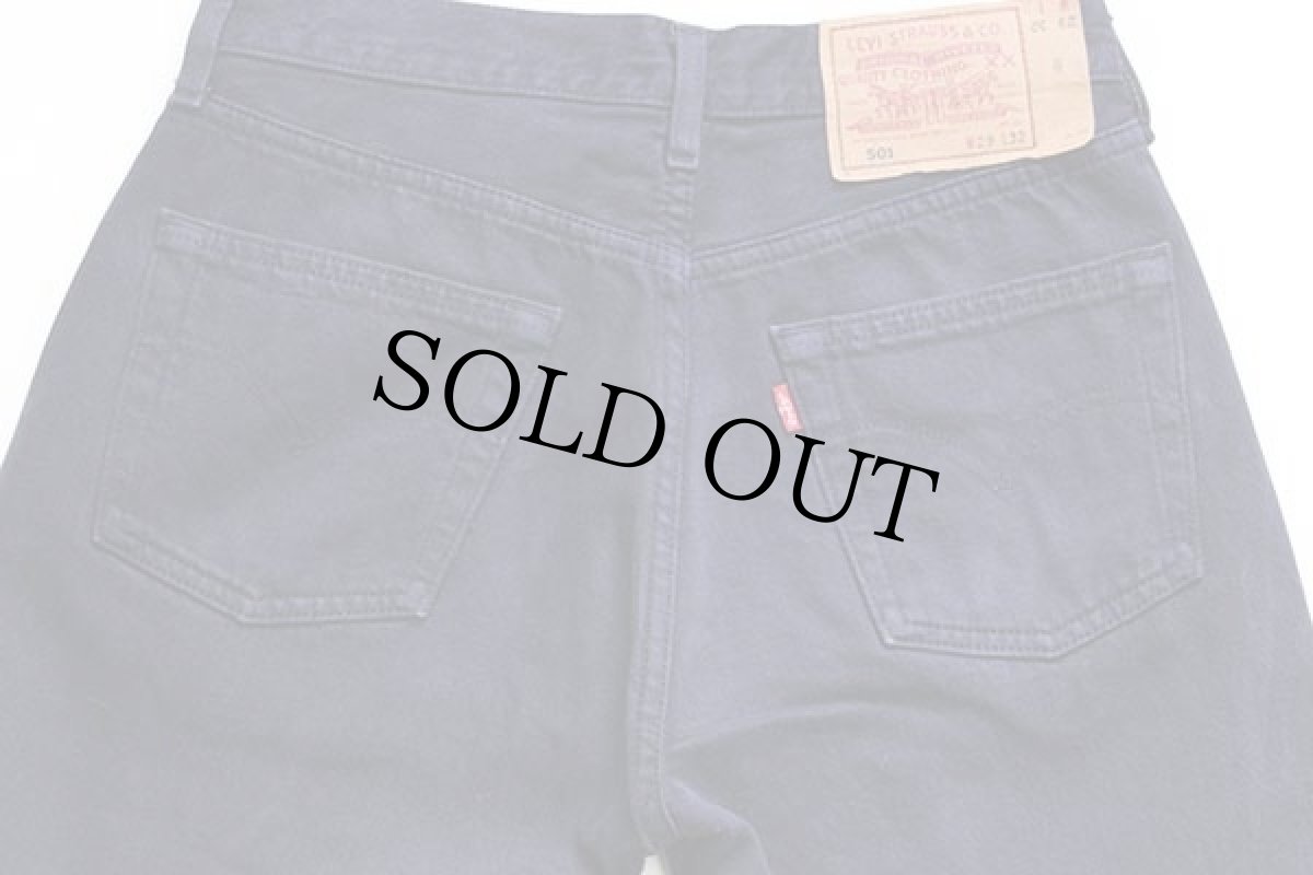 画像5: 90s ハンガリー製 Levi'sリーバイス 501 カラーデニムパンツ 後染め 紺 w29 L32★ユーロ (5)