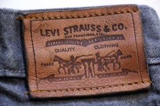 画像6: 80s USA製 Levi'sリーバイス 840 先染め グレー デニムパンツ w38 L30 (6)