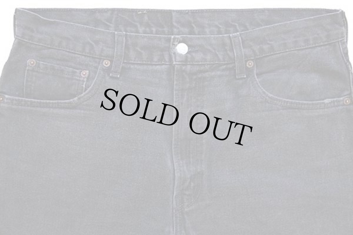 画像4: 90s カナダ製 Levi'sリーバイス 550 ブラック デニムパンツ w36 L30★78 ユーロ (4)