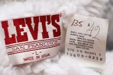 画像4: 80s USA製 Levi'sリーバイス 70609 ボアライナー デニムジャケット 4ポケット L (4)