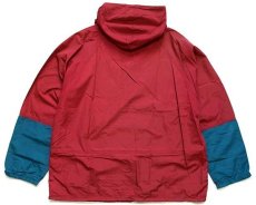画像2: 90s USA製 L.L.Bean チロリアンテープ マルチカラー ナイロン アノラックパーカー L (2)