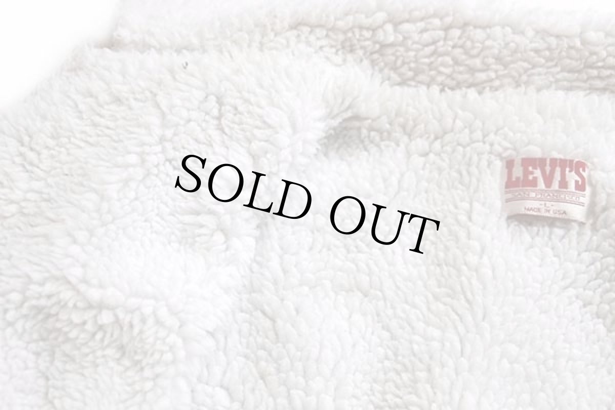 画像5: 80s USA製 Levi'sリーバイス 70609 ボアライナー デニムジャケット 4ポケット L (5)