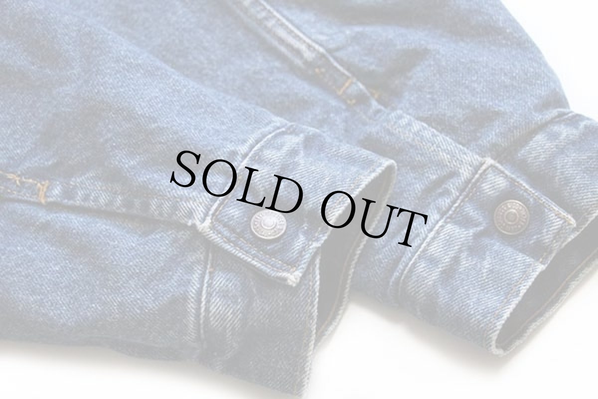 画像6: 80s USA製 Levi'sリーバイス 70609 ボアライナー デニムジャケット 4ポケット L (6)