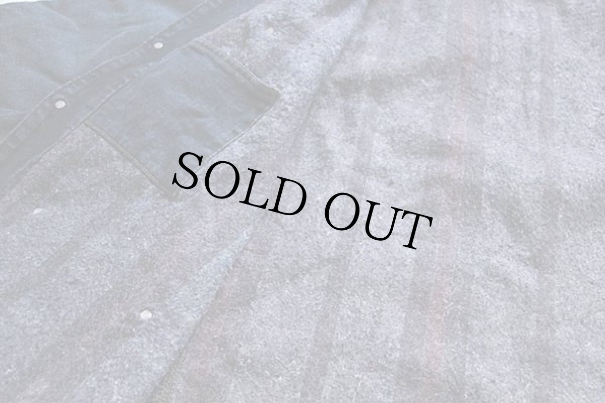 画像5: 80s USA製 carharttカーハート ブランケットライナー デニム チョアコート カバーオール M (5)