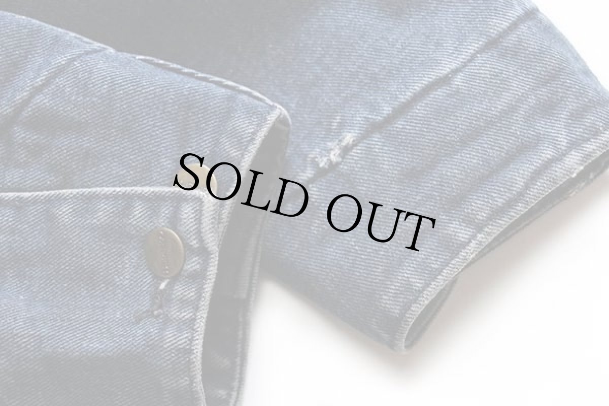 画像6: 80s USA製 carharttカーハート ブランケットライナー デニム チョアコート カバーオール M (6)