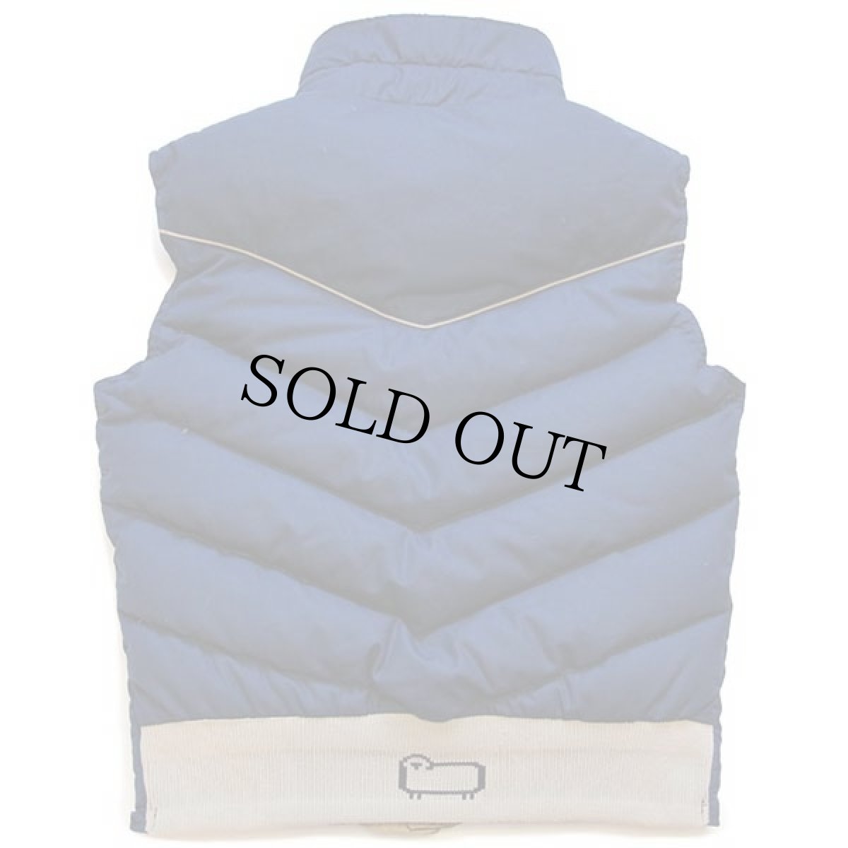 画像2: 70s Woolrichウールリッチ ダウンベスト 紺 (2)