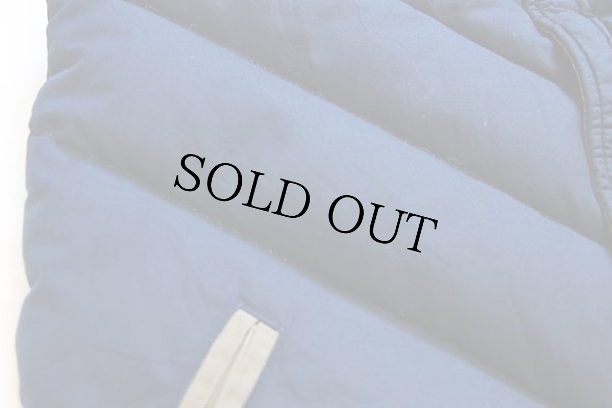 画像7: 70s Woolrichウールリッチ ダウンベスト 紺 (7)