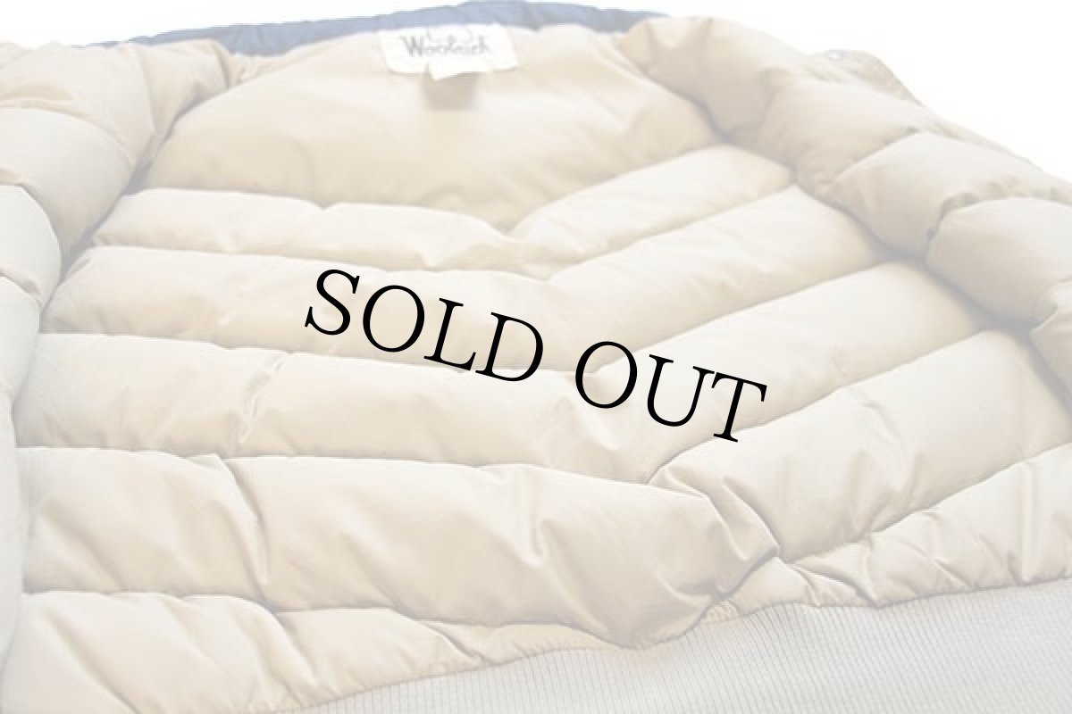 画像5: 70s Woolrichウールリッチ ダウンベスト 紺 (5)