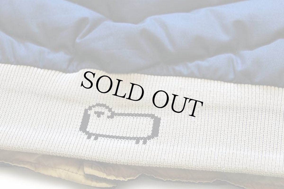 画像6: 70s Woolrichウールリッチ ダウンベスト 紺 (6)