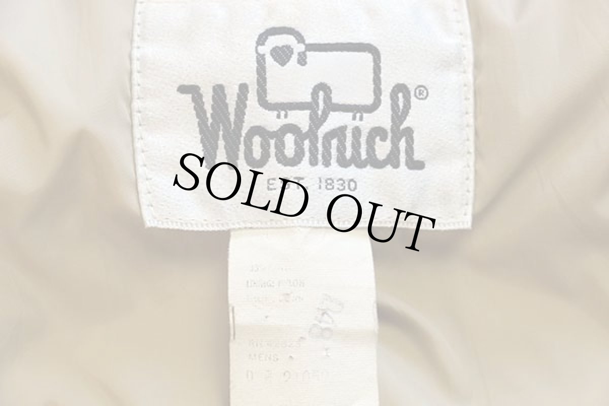 画像4: 70s Woolrichウールリッチ ダウンベスト 紺 (4)