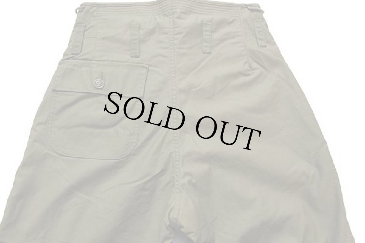 画像5: デッドストック★70s 米軍 U.S.NAVY A-2 デッキパンツ オリーブグリーン S (5)