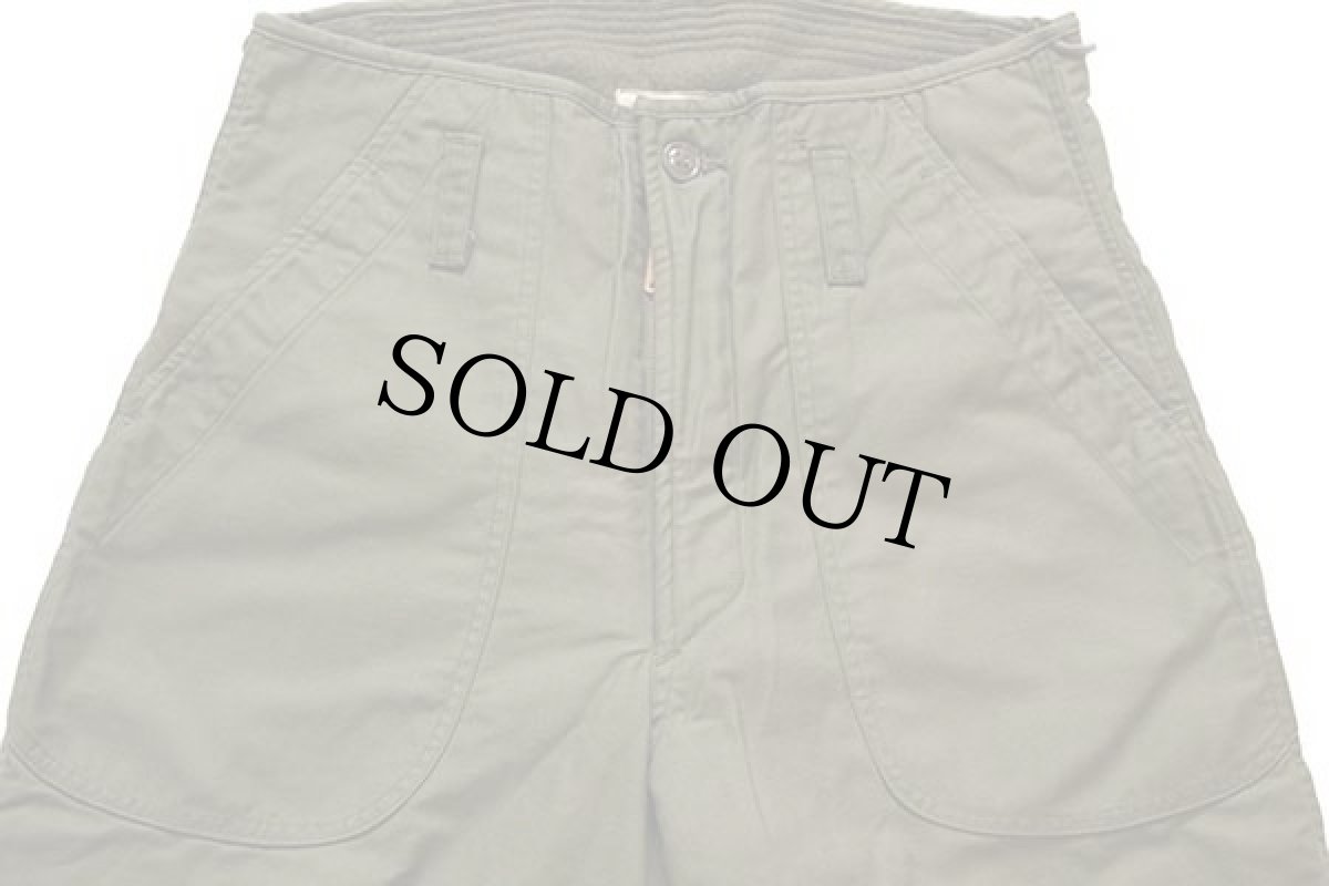 画像4: デッドストック★70s 米軍 U.S.NAVY A-2 デッキパンツ オリーブグリーン S (4)